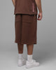 Loiter Hybrid Premium Shorts Brown