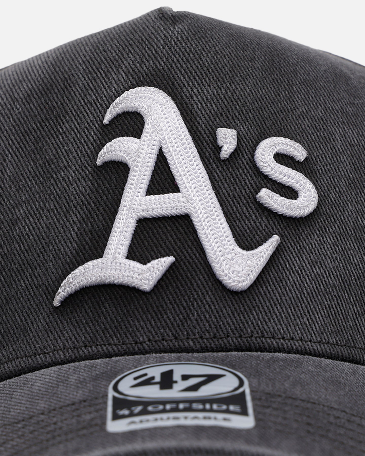 47 Brand Oakland Athletics 'Washed Black' Offside DT Snapback