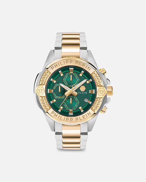Philipp Plein The Skull Chrono Watch Gold