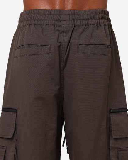 Carre Tactic Cargo Joggers Brown
