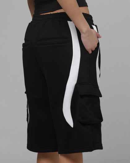 Loiter Hybrid Tek Cargo Shorts Black