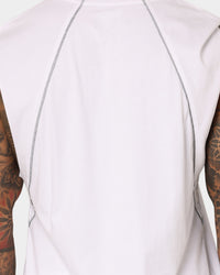 Saint Morta Polaris Raglan Muscle T-Shirt White/3M