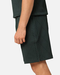 XXIII Danny Knit Shorts Deep Green