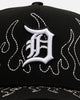 New Era Detroit Tigers 'Outline Flames' 9FORTY A-Frame Snapback Black
