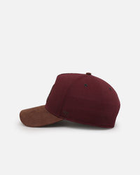 47 Brand Atlanta Braves 'Cherry Pie' Offside DT Snapback Dark Maroon