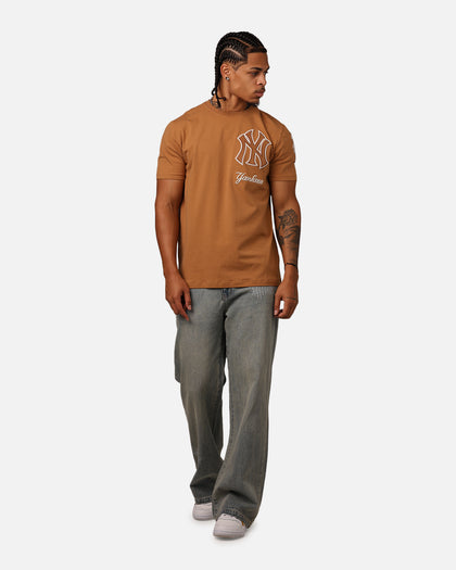 New Era New York Yankees Cord T-Shirt Medium Beige