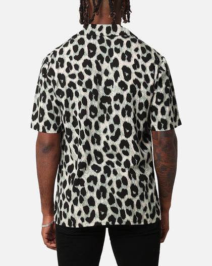 XXIII Animal Button Up Shirt Green