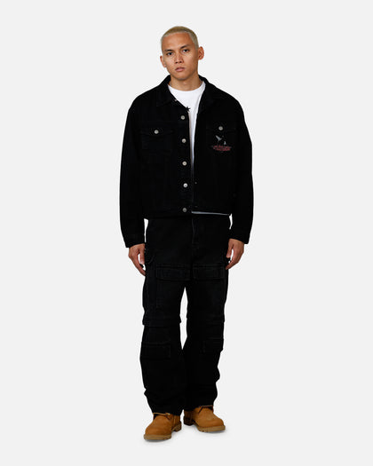 Saint Morta Amorfati Denim Jacket Black Shadow