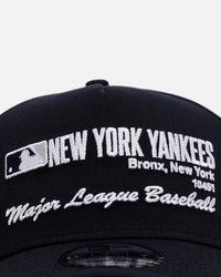 New Era New York Yankees 'Workleague' 9FORTY A-Frame Snapback Navy
