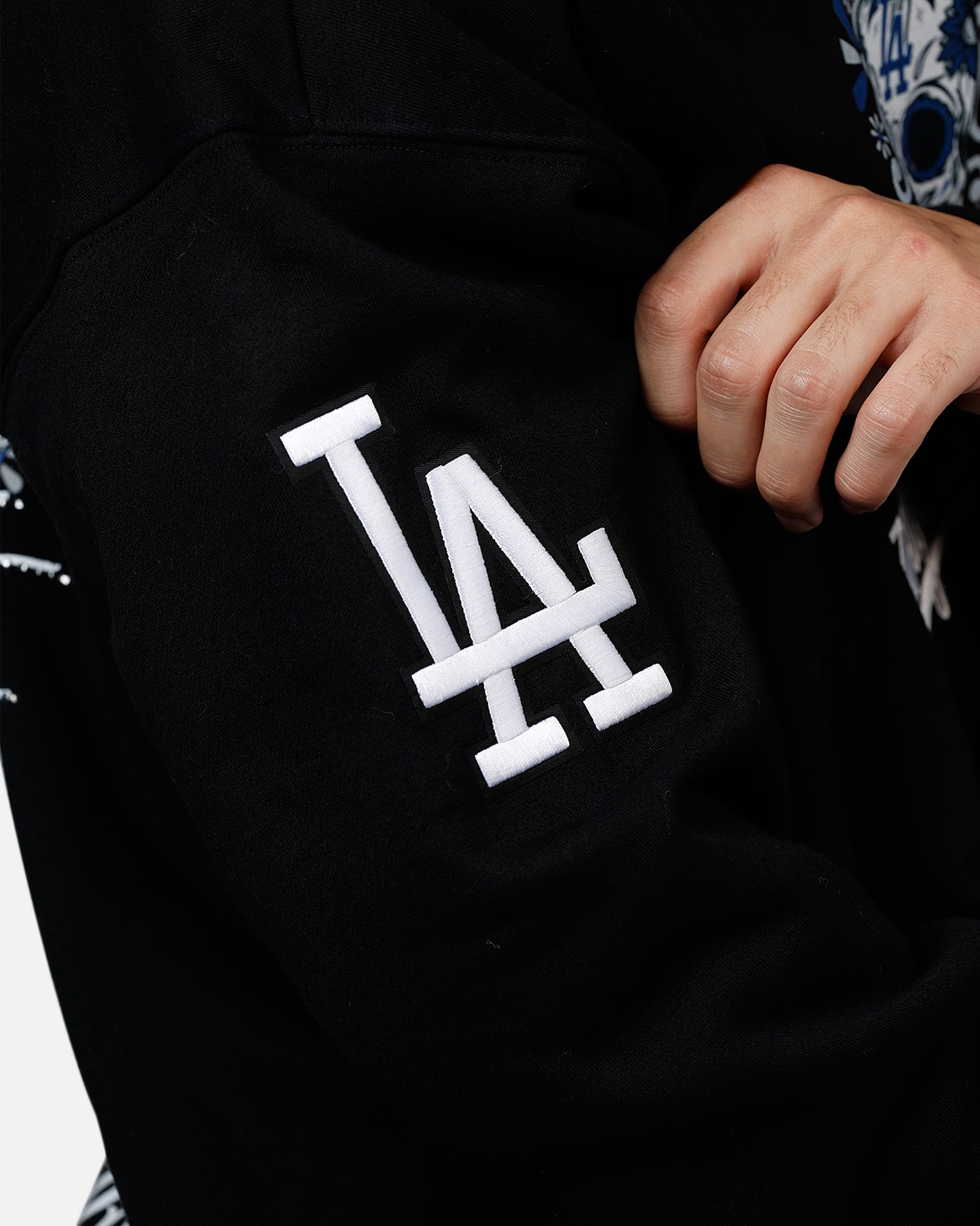 Pro Standard Los Angeles Dodgers Eternal Skull Hoodie Black/Blue