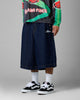 Loiter 3 Quarter Shorts Dark Indigo