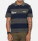 Carre Common Striped Polo Forest/Navy