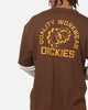 Dickies Payson 2Fer Long Sleeve T-Shirt Brown