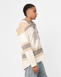 47 Brand University of Nevada, Las Vegas Superior Lacer Hoodie Cream/Khaki