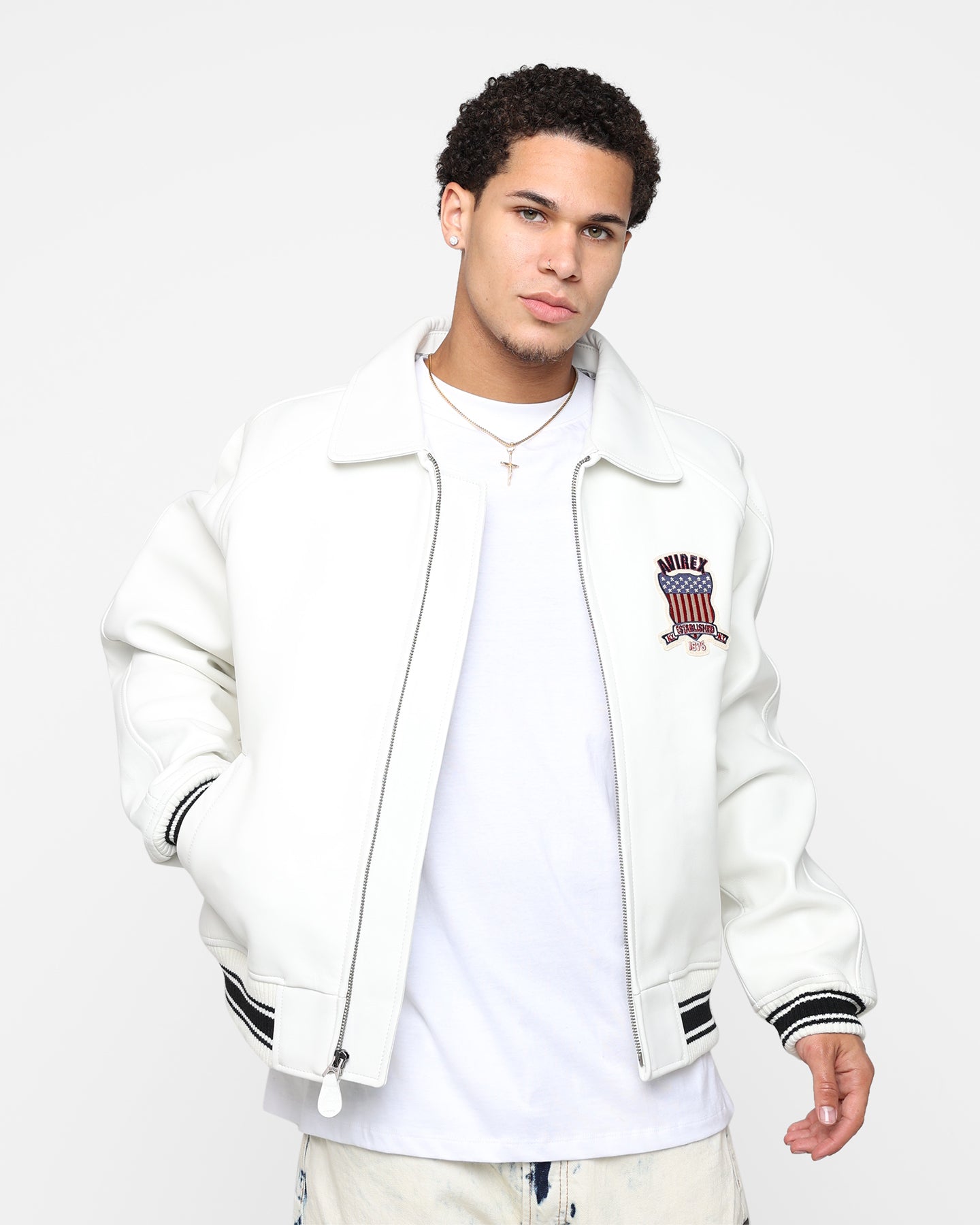 Avirex Icon Jacket Snow White | Culture Kings US
