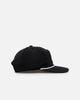 Malbon Nylon Structured Rope Snapback Black/White