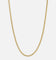 Saint Morta 3mm Smooth Cut Cuban Chain Gold