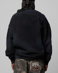 Loiter Premium Essentials Crewneck Washed Black