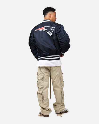 New Era X Alpha Series X NFL New England Patriots MA-1 Bomber Jacket Navy/Red