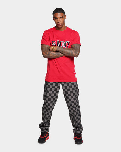 XXIII Checker Board Denim Jeans Black