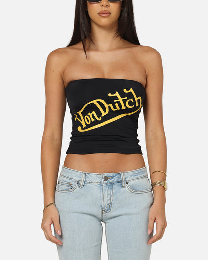 Von Dutch Women's Bandeau Top Black
