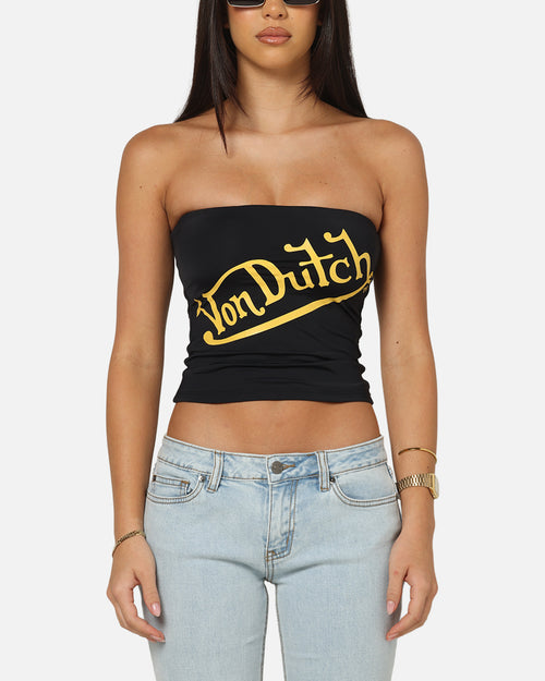 Von Dutch Women's Bandeau Top Black
