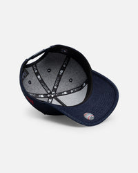 New Era Los Angeles Dodgers 'Denim Leather Patch' 9FORTY A-Frame Snapback Denim