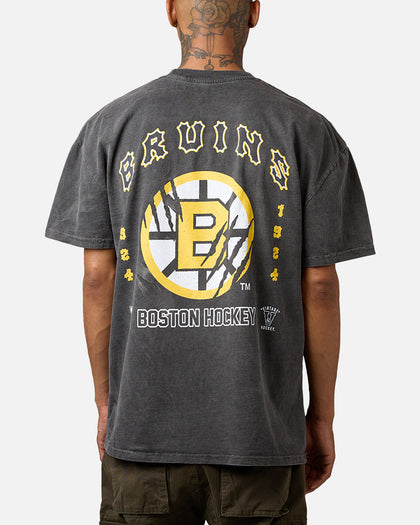 Culture Kings Boston Bruins Blades Heavyweight T-Shirt Black Wash