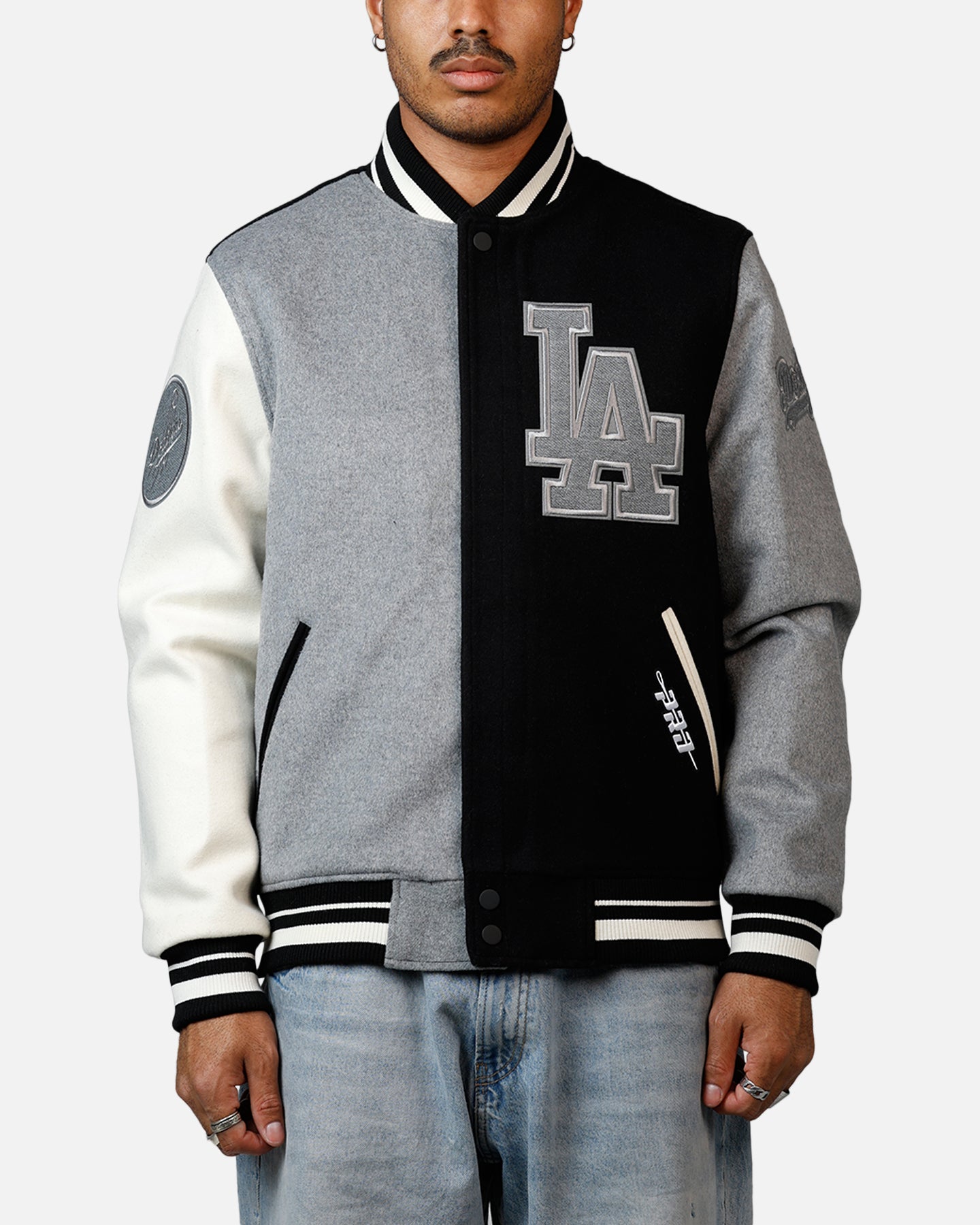 Pro Standard x LA Dodgers ジャケット Mサイズ Pro Standard Los Angeles Dodgers Reverse French Terry Wool Varsity