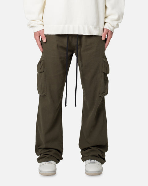 mnml  CARGO DRAWCORD PANTS カーキ S あり MNML Drawcord Flare Cargo Pants Olive | Culture Kings US