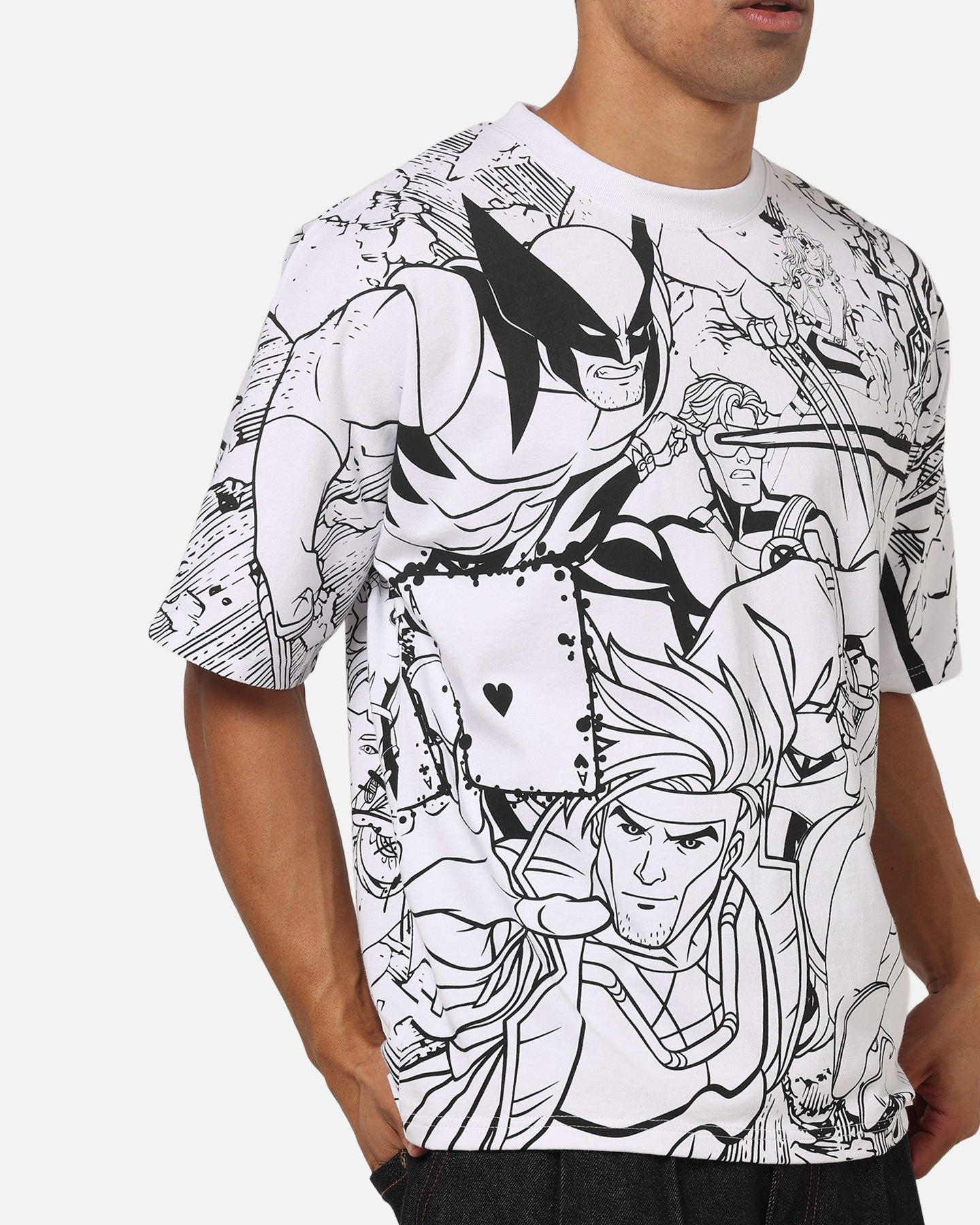 73Studio Marvel X-Men '97 All Over Print T-Shirt White | Culture