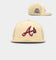 New Era Atlanta Braves 'Raffia Front' 59FIFTY Fitted Side Patch