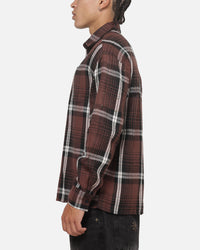 Saint Morta Medici Plaid Long Sleeve Shirt Port