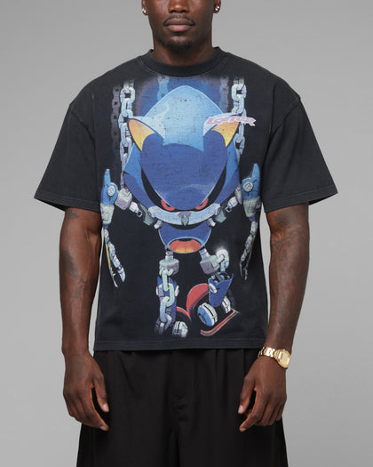 Loiter x Sonic The Hedgehog Metal Sonic Vintage T-Shirt Black