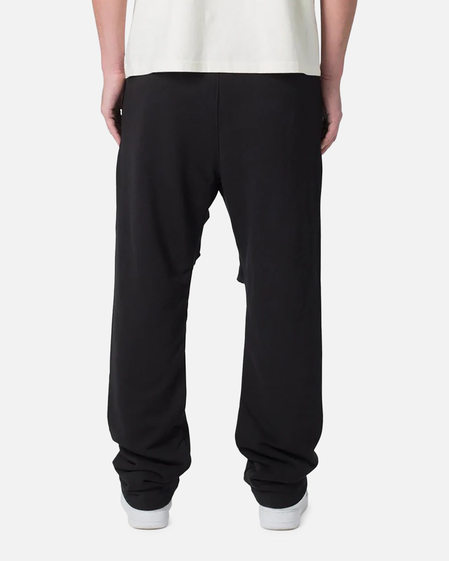 MNML Shred Layered Baggy Sweatpants Black | Culture Kings US