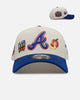 New Era Atlanta Braves 'Chrome City Icons' 9FORTY A-Frame Snapback Chrome/Official Team Color