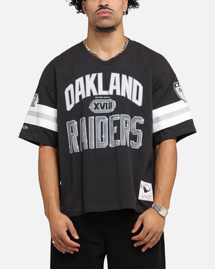 Mitchell & Ness Las Vegas Raiders XVIII Boxy T-Shirt Faded Black