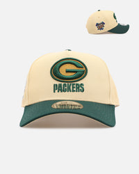 New Era Green Bay Packers 'Vintage' 9FORTY A-Frame Snapback Vegas Gold