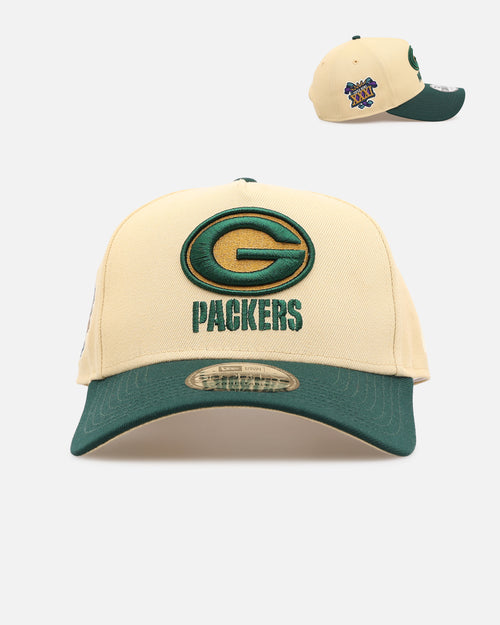 New Era Green Bay Packers 'Vintage' 9FORTY A-Frame Snapback Vegas Gold