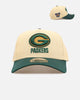 New Era Green Bay Packers 'Vintage' 9FORTY A-Frame Snapback Vegas Gold