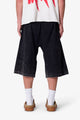 MNML Ultra Baddy Stripe Twill Short Washed Black