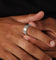 Saint Morta Iced Band Ring Iced White Gold