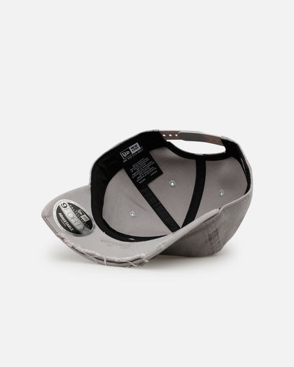 New Era New York Yankees 'Cutoff Visor' 9FORTY Snapback Washed Black