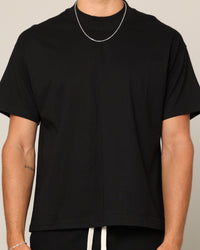 Carré Blanc T-Shirt Black