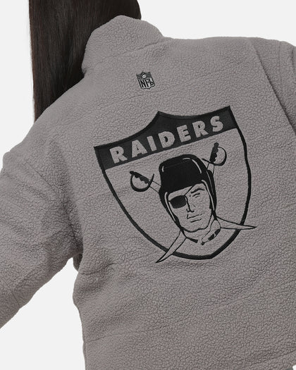 Mitchell & Ness Las Vegas Raiders Reversible Puffer Jacket Black