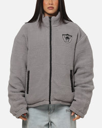 Mitchell & Ness Las Vegas Raiders Reversible Puffer Jacket Black