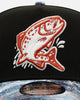 New Era Spokane Indians 'Earth Camo' 9FORTY A-Frame Snapback Black