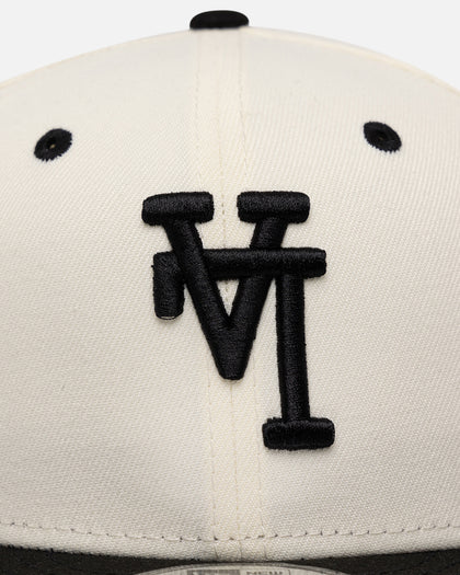 New Era Los Angeles Dodgers 'Upside Down LA Logo' 9FIFTY Snapback Chrome/Black