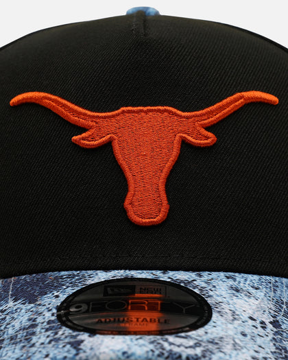 New Era Texas Longhorns 'Earth Camo' 9FORTY A-Frame Snapback Black