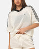 Adidas Women's Crochet Polo Shirt White/Black
